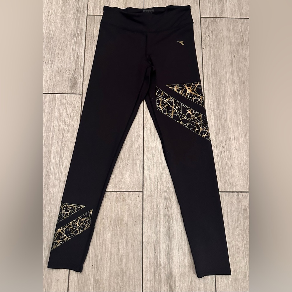 Diadora training yoga gym black  pants